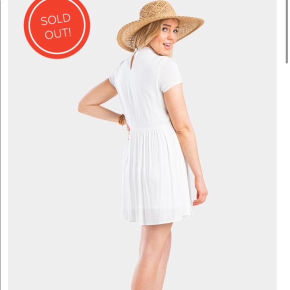 Lainey Embroidered Shift Dress - Picture 2 of 4